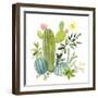 Happy Cactus I-Jane Maday-Framed Art Print