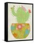 Happy Cactus II-Chariklia Zarris-Framed Stretched Canvas