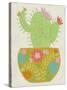 Happy Cactus II-Chariklia Zarris-Stretched Canvas