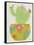 Happy Cactus II-Chariklia Zarris-Framed Stretched Canvas