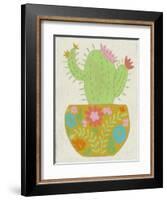 Happy Cactus II-Chariklia Zarris-Framed Art Print