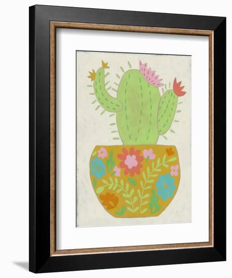 Happy Cactus II-Chariklia Zarris-Framed Art Print