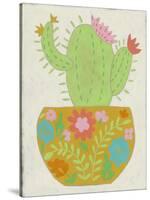 Happy Cactus II-Chariklia Zarris-Stretched Canvas