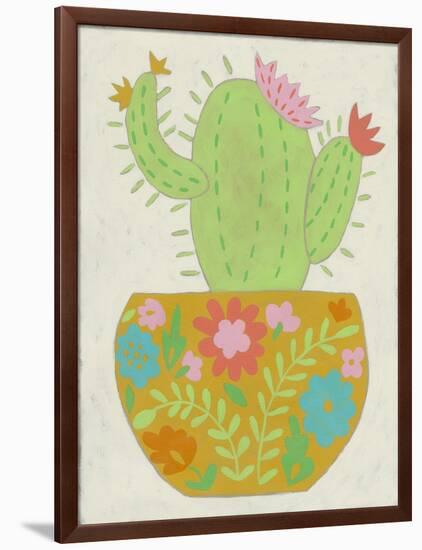 Happy Cactus II-Chariklia Zarris-Framed Art Print