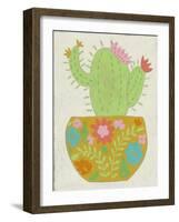 Happy Cactus II-Chariklia Zarris-Framed Art Print