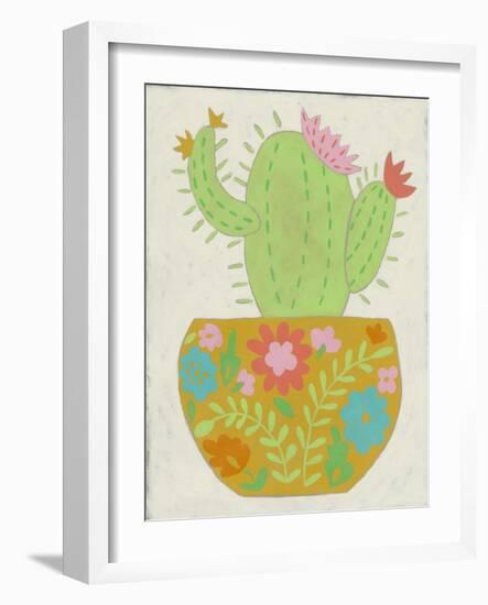 Happy Cactus II-Chariklia Zarris-Framed Art Print