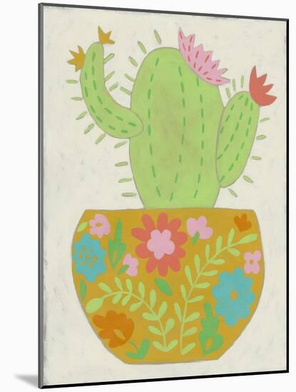 Happy Cactus II-Chariklia Zarris-Mounted Art Print