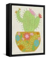 Happy Cactus II-Chariklia Zarris-Framed Stretched Canvas