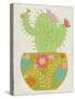 Happy Cactus II-Chariklia Zarris-Stretched Canvas