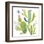 Happy Cactus II-Jane Maday-Framed Art Print