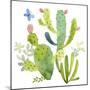 Happy Cactus II-Jane Maday-Mounted Art Print