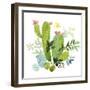 Happy Cactus III-Jane Maday-Framed Art Print