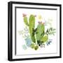 Happy Cactus III-Jane Maday-Framed Art Print