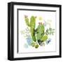 Happy Cactus III-Jane Maday-Framed Art Print