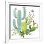 Happy Cactus IV-Jane Maday-Framed Premium Giclee Print