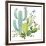 Happy Cactus IV-Jane Maday-Framed Premium Giclee Print