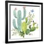 Happy Cactus IV-Jane Maday-Framed Premium Giclee Print