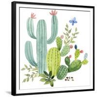 Happy Cactus IV-Jane Maday-Framed Premium Giclee Print