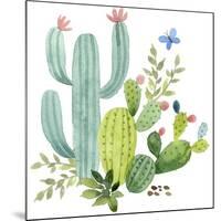 Happy Cactus IV-Jane Maday-Mounted Premium Giclee Print