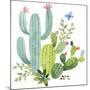 Happy Cactus IV-Jane Maday-Mounted Premium Giclee Print