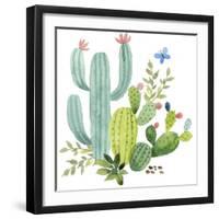 Happy Cactus IV-Jane Maday-Framed Art Print