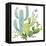 Happy Cactus IV-Jane Maday-Framed Stretched Canvas