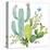 Happy Cactus IV-Jane Maday-Stretched Canvas