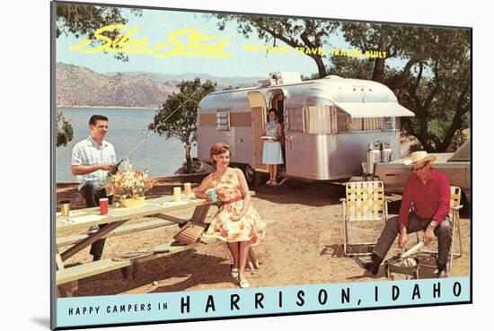 Happy Campers in Harrison-null-Mounted Art Print