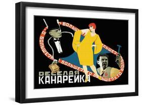 Happy Canary-Seymon Semyonov-Framed Art Print