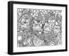 Happy Cats Line Art-Oxana Zaika-Framed Giclee Print