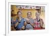 Happy Children Enjoying Glass of Cold Milk-William P. Gottlieb-Framed Photographic Print