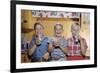 Happy Children Enjoying Glass of Cold Milk-William P. Gottlieb-Framed Photographic Print