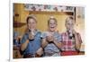 Happy Children Enjoying Glass of Cold Milk-William P. Gottlieb-Framed Photographic Print