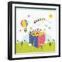 Happy Children Enjoying their Time-TongRo-Framed Giclee Print