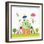 Happy Children Enjoying their Time-TongRo-Framed Giclee Print