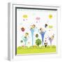 Happy Children Enjoying their Time-TongRo-Framed Giclee Print