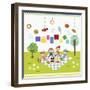 Happy Children Enjoying their Time-TongRo-Framed Giclee Print