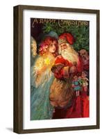 Happy Christmas-Vintage Apple Collection-Framed Giclee Print