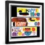 "Happy Collage," December 28, 1968-null-Framed Premium Giclee Print