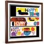 "Happy Collage," December 28, 1968-null-Framed Giclee Print