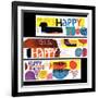 "Happy Collage," December 28, 1968-null-Framed Giclee Print