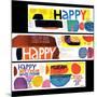 "Happy Collage," December 28, 1968-null-Mounted Giclee Print