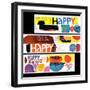 "Happy Collage," December 28, 1968-null-Framed Premium Giclee Print