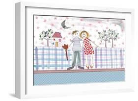 Happy Couple-Effie Zafiropoulou-Framed Giclee Print