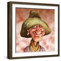 Happy Cowboy-Nate Owens-Framed Giclee Print