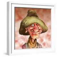 Happy Cowboy-Nate Owens-Framed Giclee Print