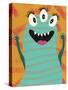 Happy Creatures V-Regina Moore-Stretched Canvas