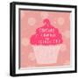 Happy Cupcake-Lola Bryant-Framed Art Print