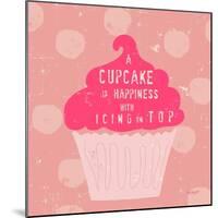 Happy Cupcake-Lola Bryant-Mounted Art Print