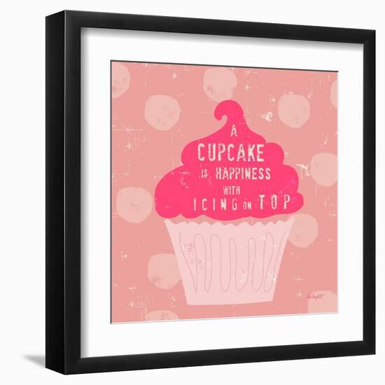 Happy Cupcake-Lola Bryant-Framed Art Print